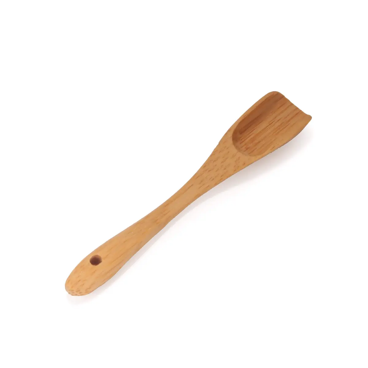 BambooMN 3.1" Small Solid Bamboo Deep Scoop | Eco-Friendly Kitchen Tool for Spices & Sauces - view 2
