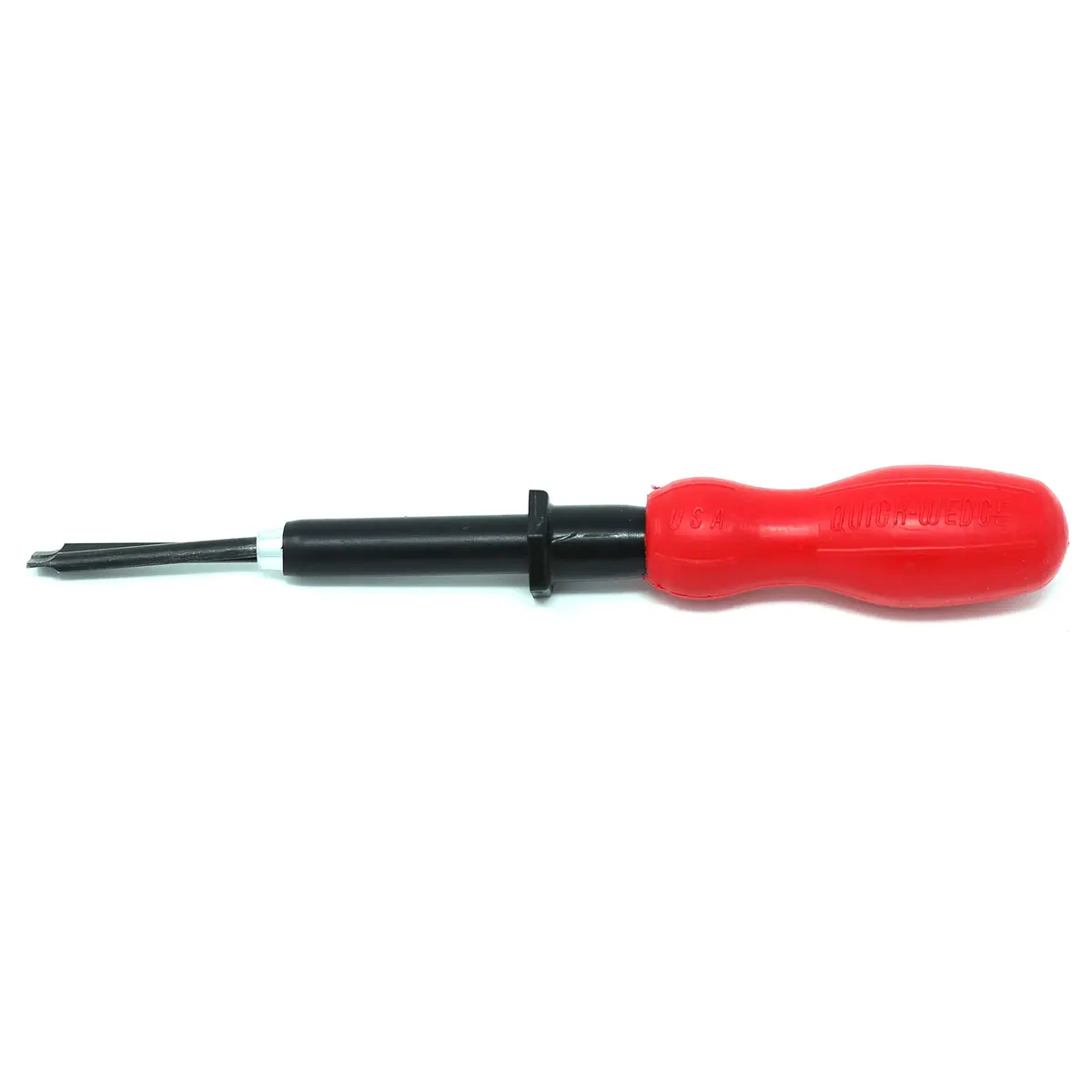 Quick-Wedge 1253E Insulated Flathead Screwdriver 0.375" (9.5mm) | Holds Small Screws for Secure Installation - view 2