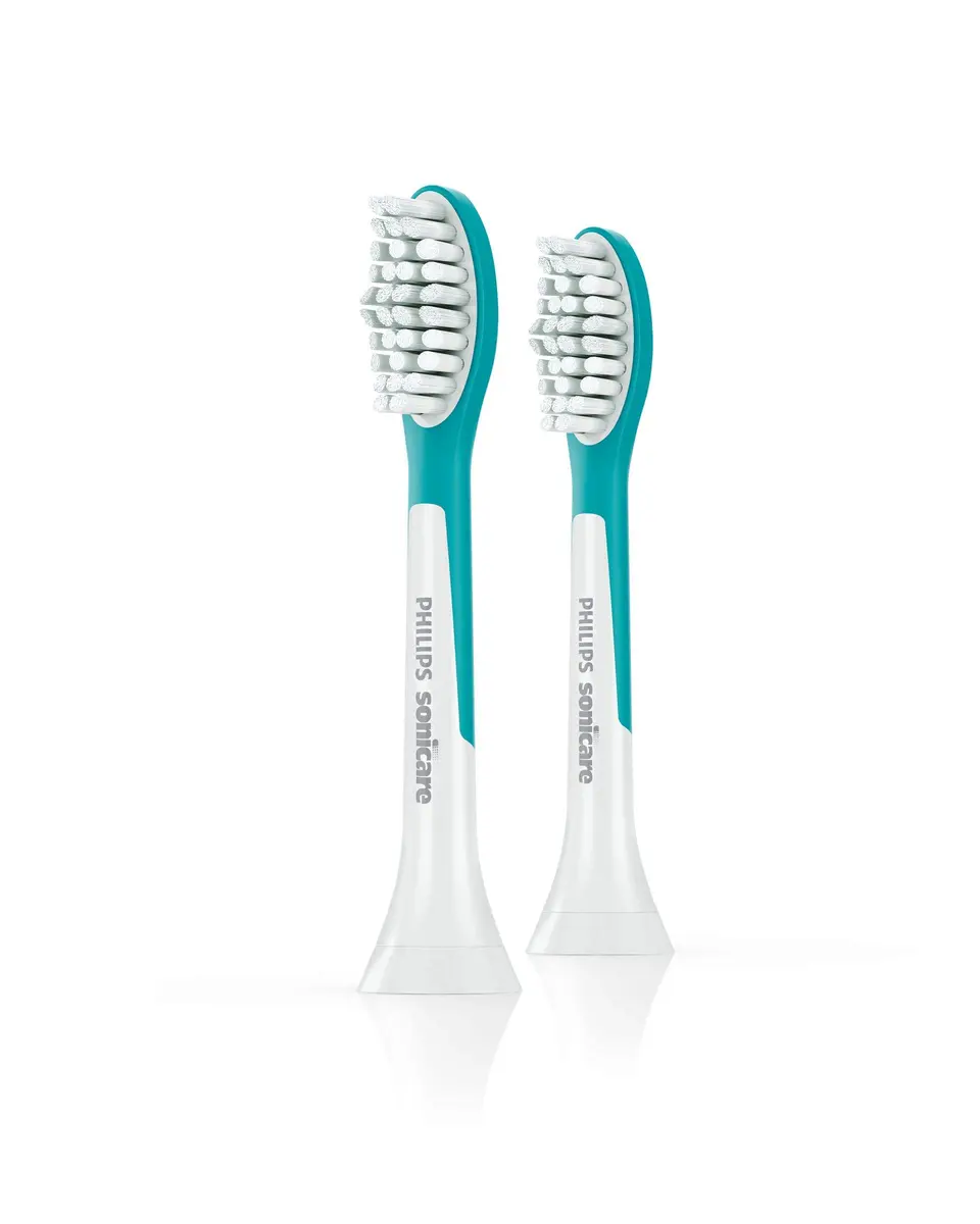 Philips Sonicare Kids Toothbrush Heads HX6042/33 Compact 7 Years+ | 2 Count Blue & Red - view 2