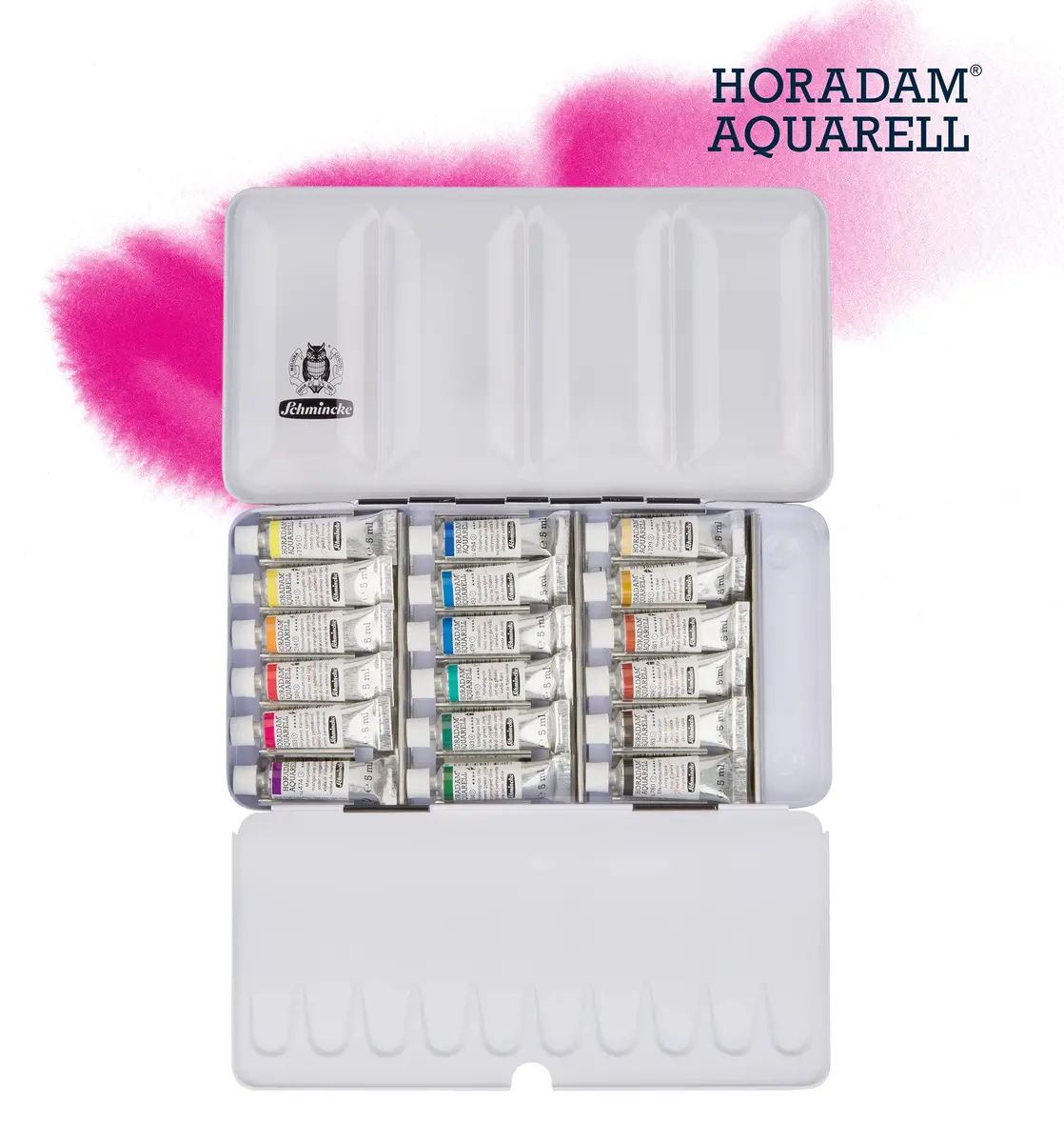 Schmincke HORADAM® AQUARELL Watercolor Set 18 x 5 ml Tubes | Finest Premium Watercolors for Artists & Hobbyists - view 3