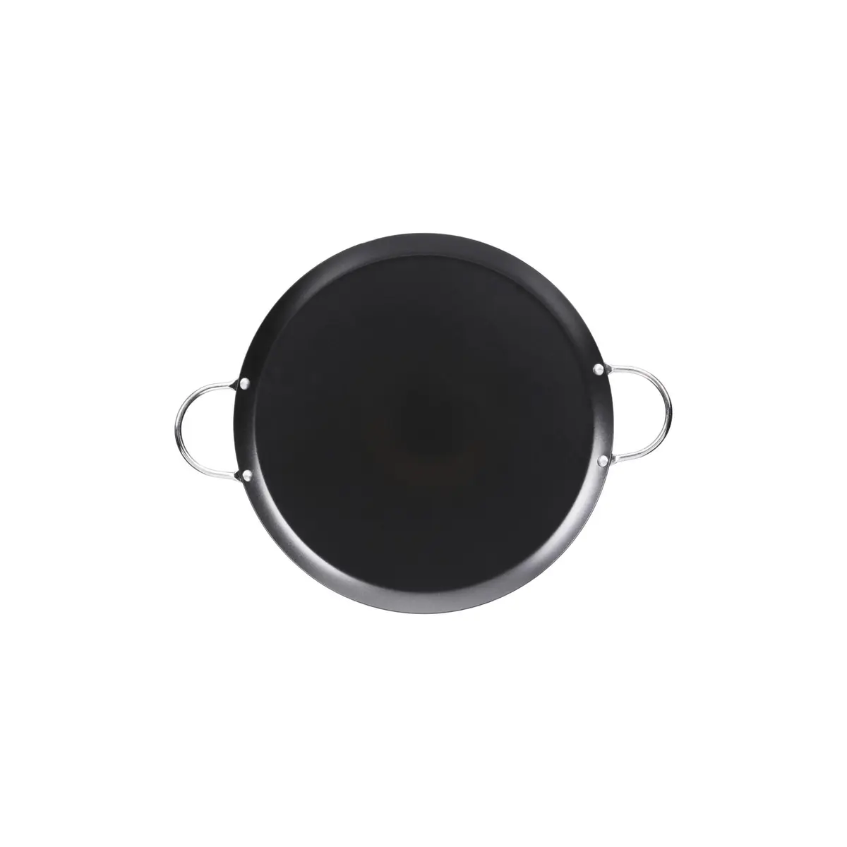 Imusa 9in Carbon Steel Nonstick Round Comal with Metal Handles | Versatile Kitchen Essential - main product image