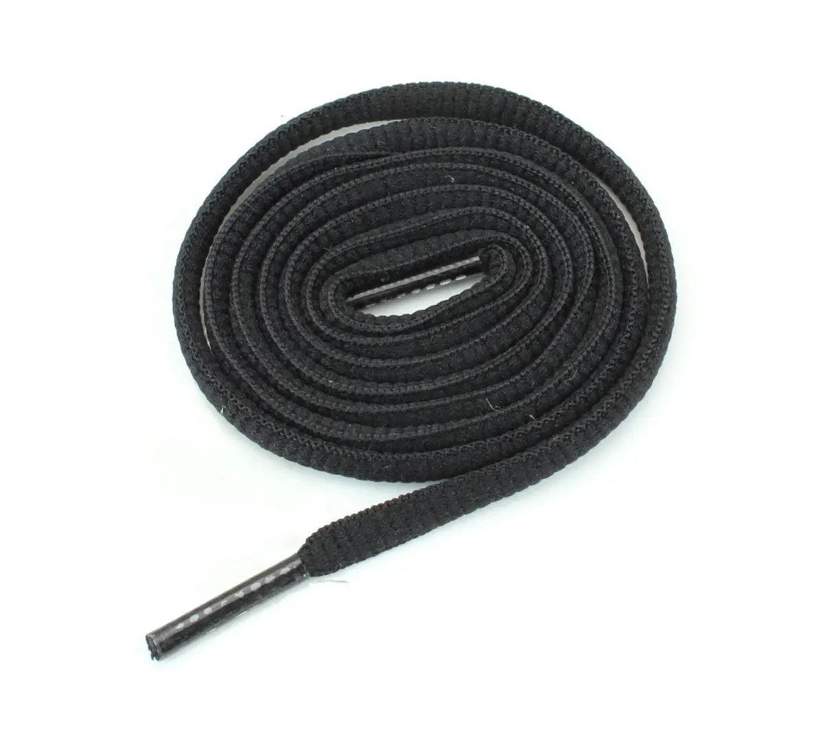 BCB Wear Oval Athletic Shoelaces 1/4" Thick Shoe Strings for Shoes (Black-54) | Durable Flat Athletic Style for All Shoes - main product image
