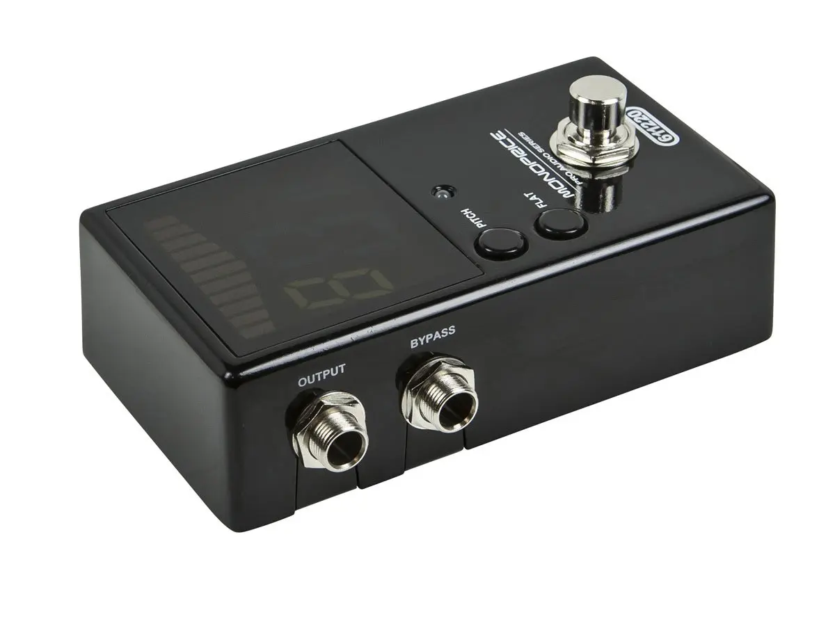 Monoprice Chromatic Pedal Tuner - Black, Heavy-Duty Metal, True & Normal Bypass, Stage Right Series | Accurate ±1 Cent, 27.5Hz-4186Hz - view 3
