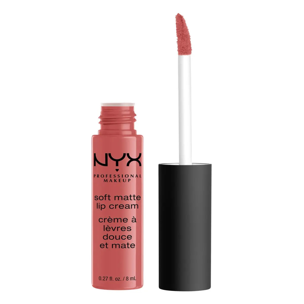 NYX PROFESSIONAL MAKEUP Soft Matte Lip Cream, Zurich (Muted Rose) 8ml (0.27 Fl Oz) | PETA-Certified Cruelty-Free - main product image