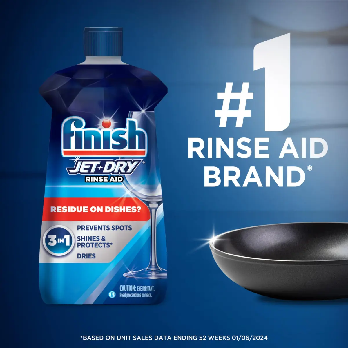 Finish Jet-Dry Dishwasher Rinse Aid 16 Fl Oz (473 ml) | Prevents Spots & Residues | Dries & Shines - view 6
