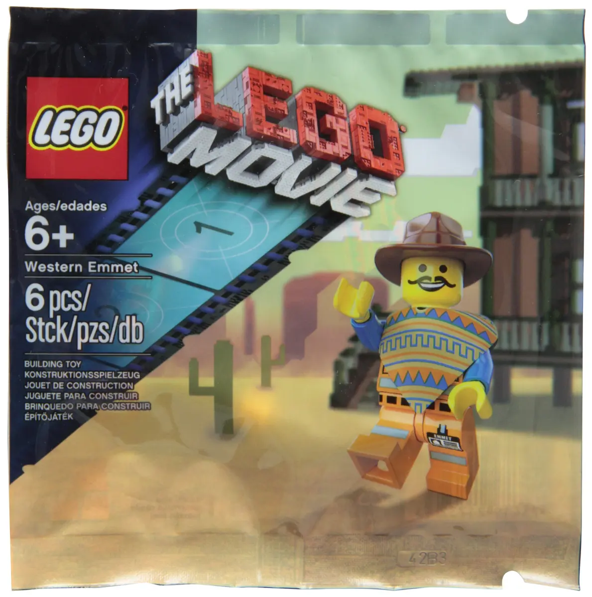 LEGO Western Emmet The Lego Movie Exclusive Figure | Unisex Toy for Kids & Adults - main product image