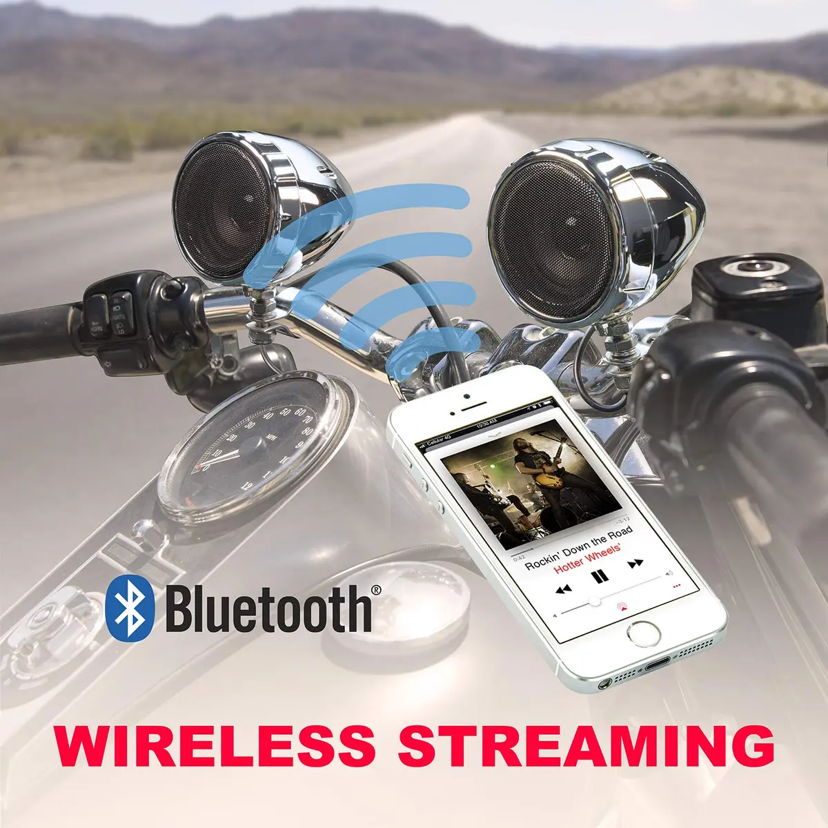 BOSS Audio Systems MC420B 3 Inch Motorcycle Speakers & Class D Amp Weatherproof Audio System - view 4