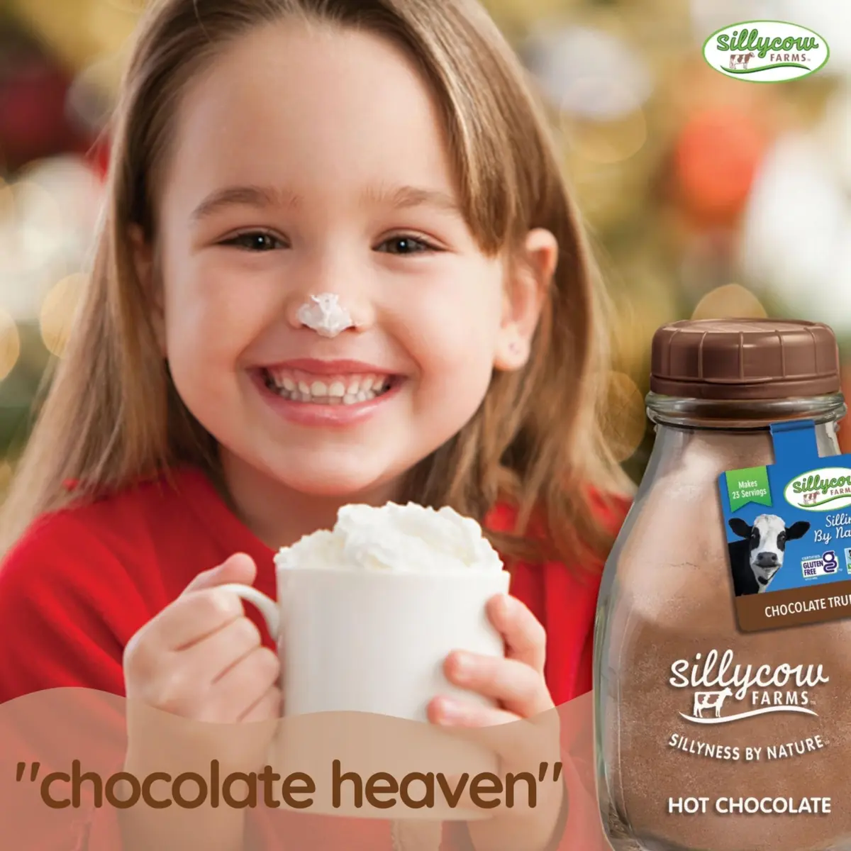 Silly Cow Farms Marshmallow Swirl Hot Chocolate 16.9 oz | Gluten-Free, Non-GMO, Made with Real Ingredients - view 5