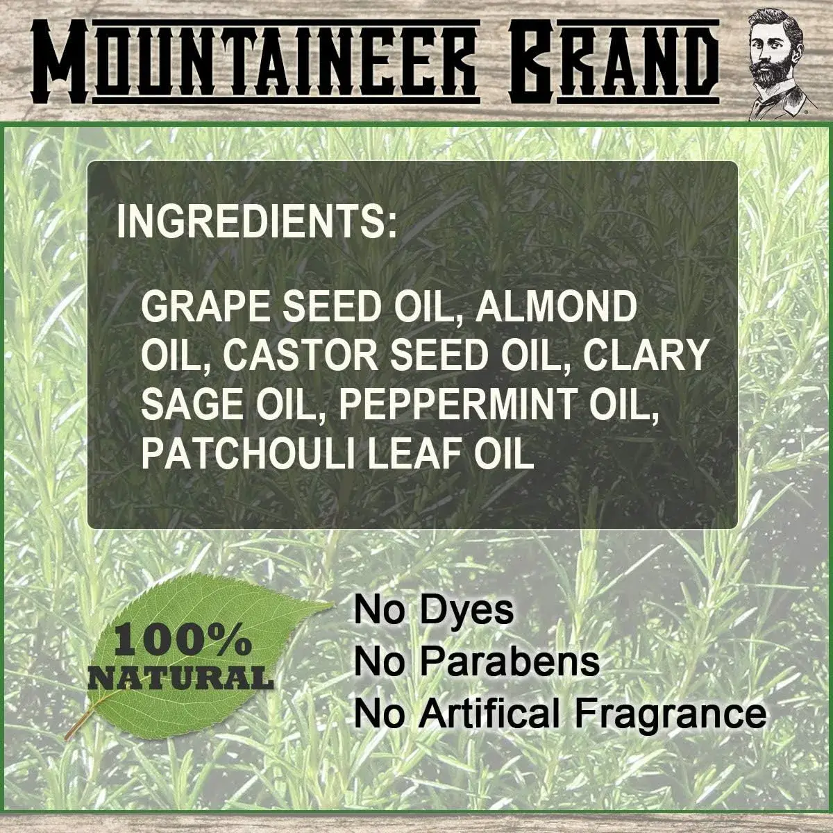 Mountaineer Brand Natural Beard Oil with Coal Scent, 59ml (2 Fl Oz) | Hydrates Dry, Itchy Beards - view 4
