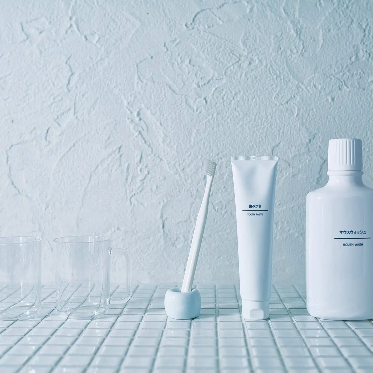 Muji White Porcelain Toothbrush Stand | Compact, Easy to Clean, Made in Japan - view 5
