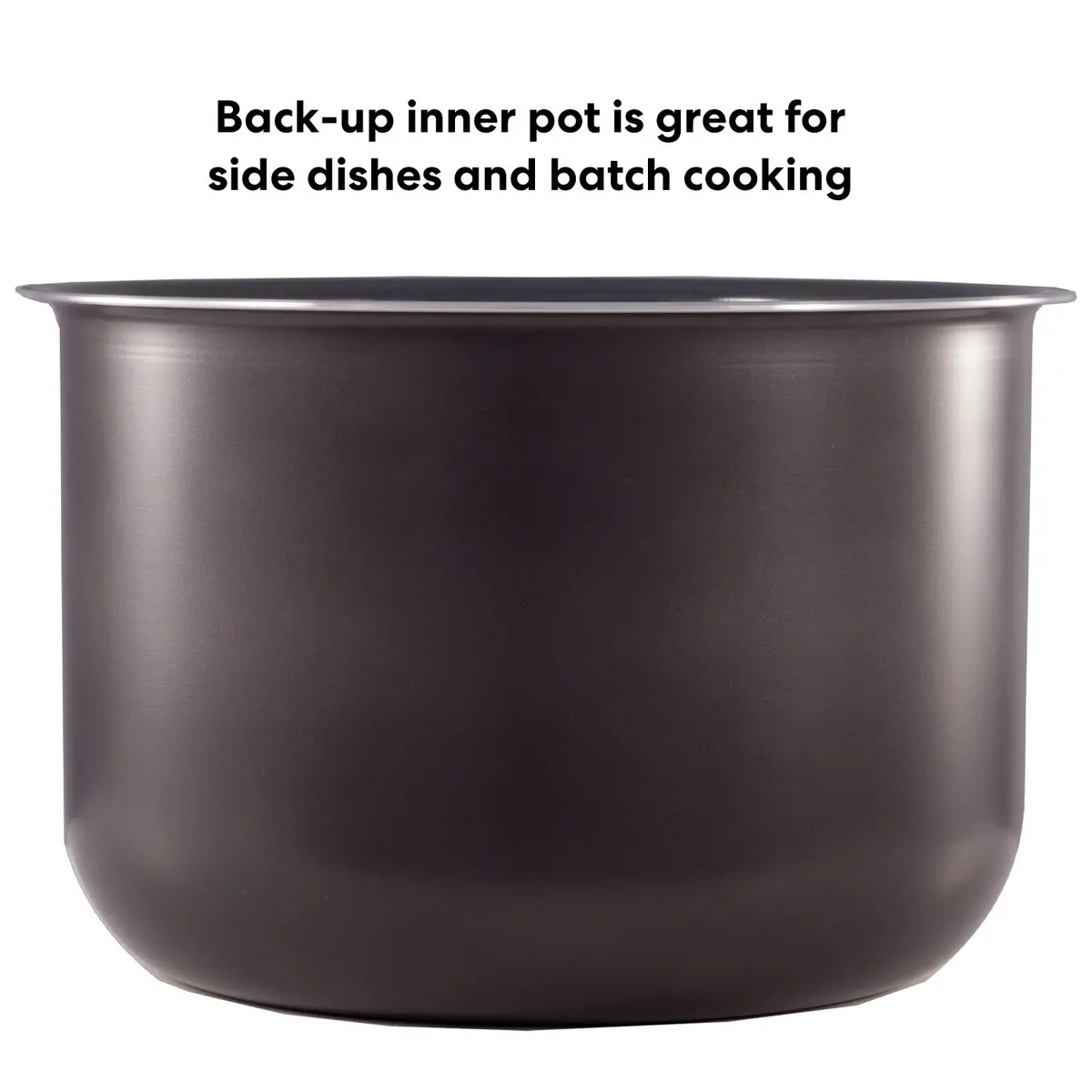 Instant Pot Ceramic Inner Pot 6-Qt (5.7L) Gray | Non-Stick Coated Interior for Pressure Cooking - view 3