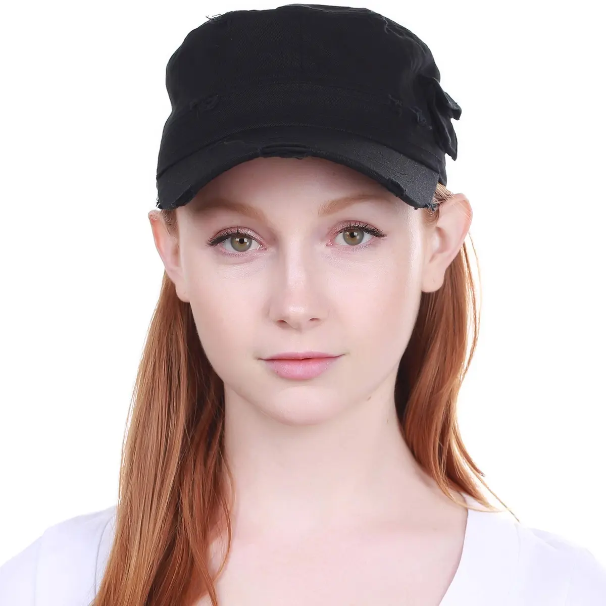 KBETHOS Army Cap XL | Vintage Military Style with Stash Pocket (XL, Black Vintage) - view 7
