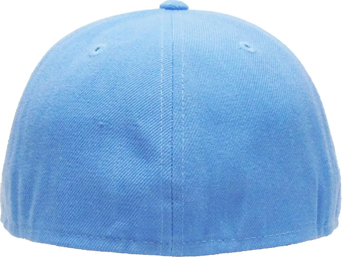 KBETHOS The Real Original Fitted Flat-Bill Baseball Cap, Sky Blue, Size 7 1/8 (6 7/8-8) | Classic Style for Men & Women - view 3
