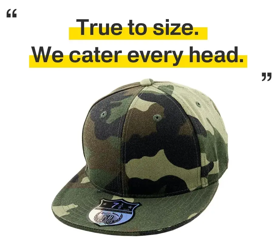 KBETHOS Woodland Camouflage Fitted Baseball Cap 7 5/8 (US Size) | Classic Flat Bill for Everyday Style - view 4