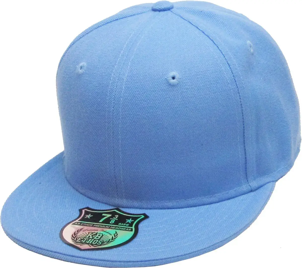 KBETHOS Real Original Fitted Flat-Bill Baseball Cap 7 1/4 (18.4 cm) | Classic Flat Brim for Men & Women - main product image