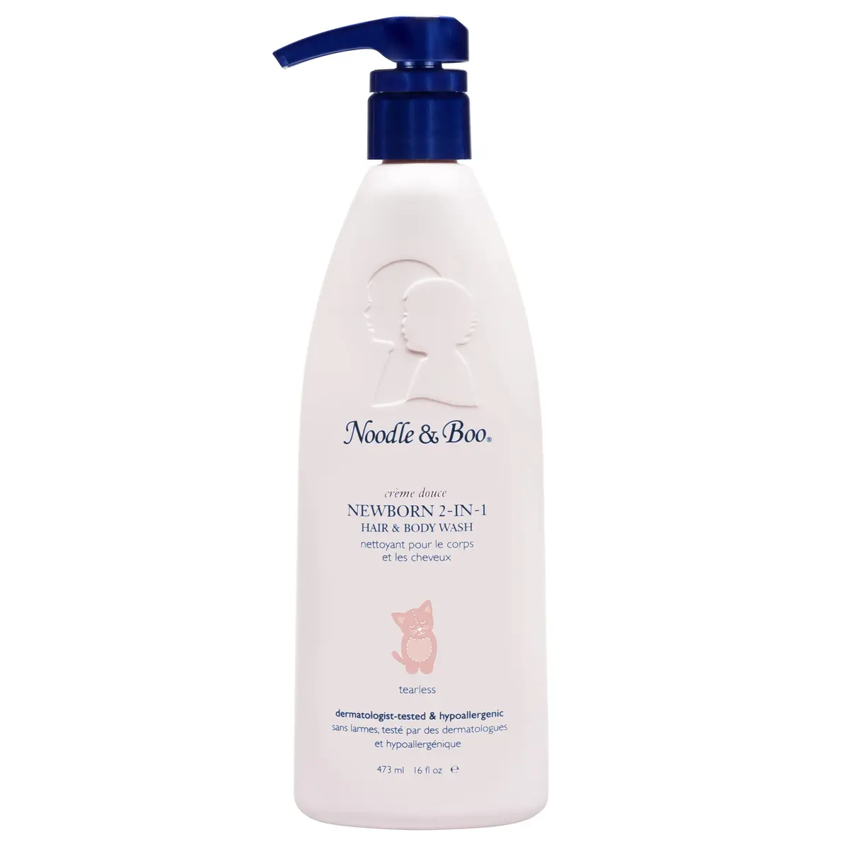 Noodle & Boo 2-in-1 Newborn Hair & Body Wash 16 Fl Oz | Tear-Free & Hypoallergenic - main product image