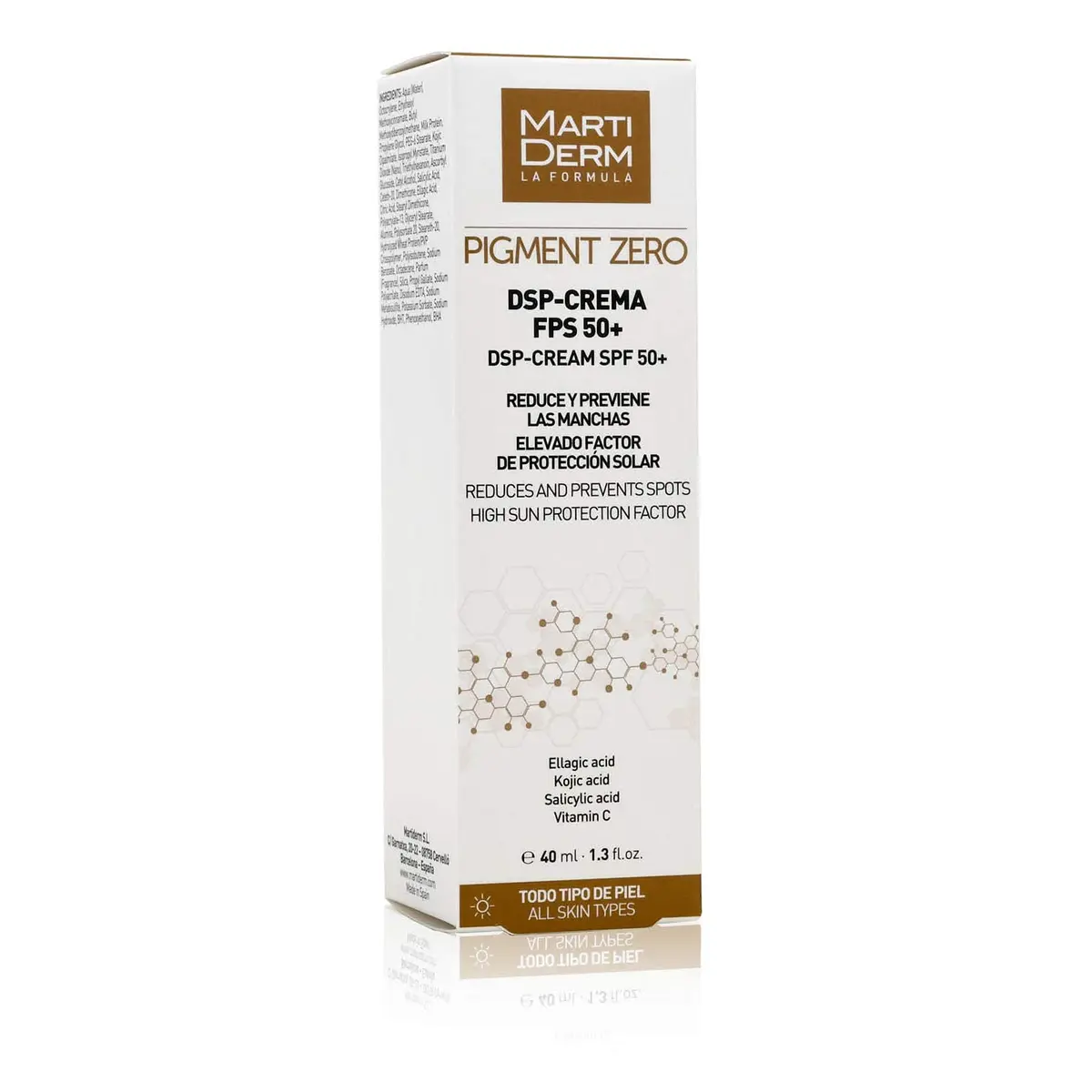 Martiderm Crema Despigmentante SPF 50+ 30 ml | Brightening Face Cream for All Skin Types - view 2