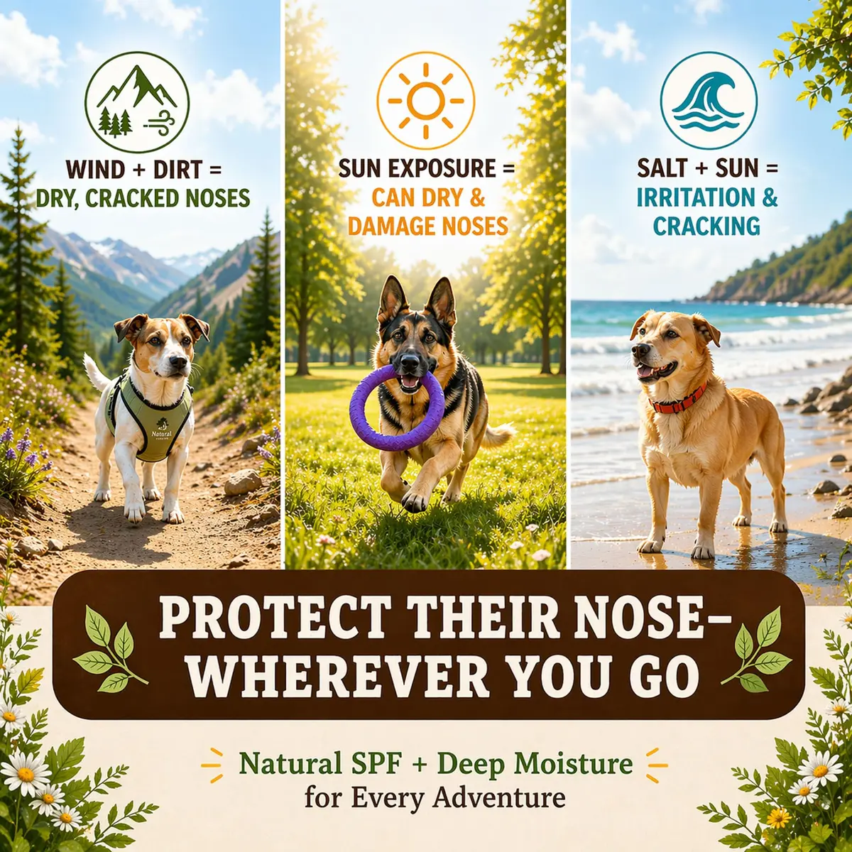 Natural Dog Company Snout Soother 2 oz Tin | Nourishing Nose Balm for Dry, Cracked Snouts - view 5