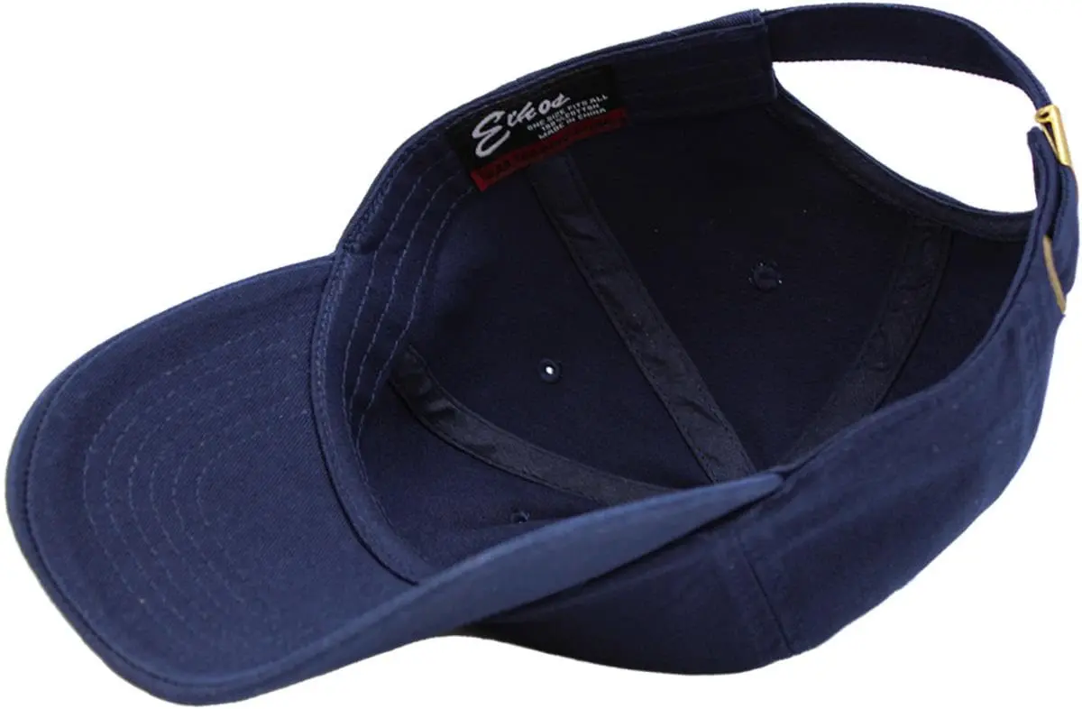 KBETHOS Classic Cotton Dad Hat Adjustable Plain Cap Navy | Low Profile, Sun Protection - view 6