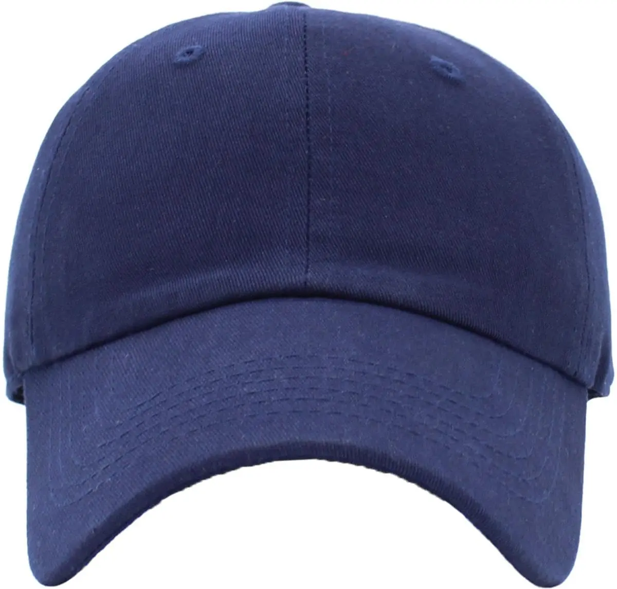 KBETHOS Classic Cotton Dad Hat Adjustable Plain Cap Navy | Low Profile, Sun Protection - view 2