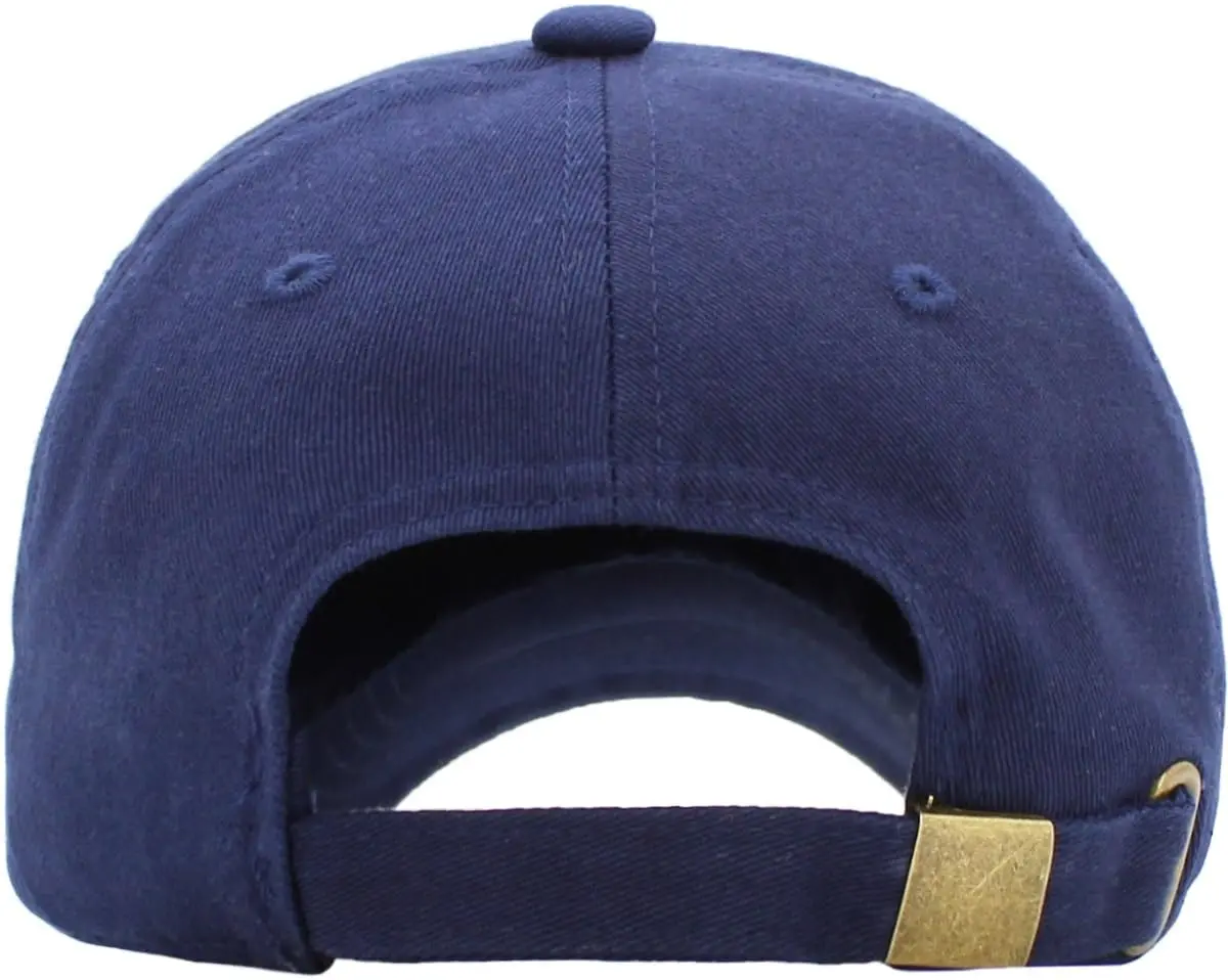 KBETHOS Classic Cotton Dad Hat Adjustable Plain Cap Navy | Low Profile, Sun Protection - view 3