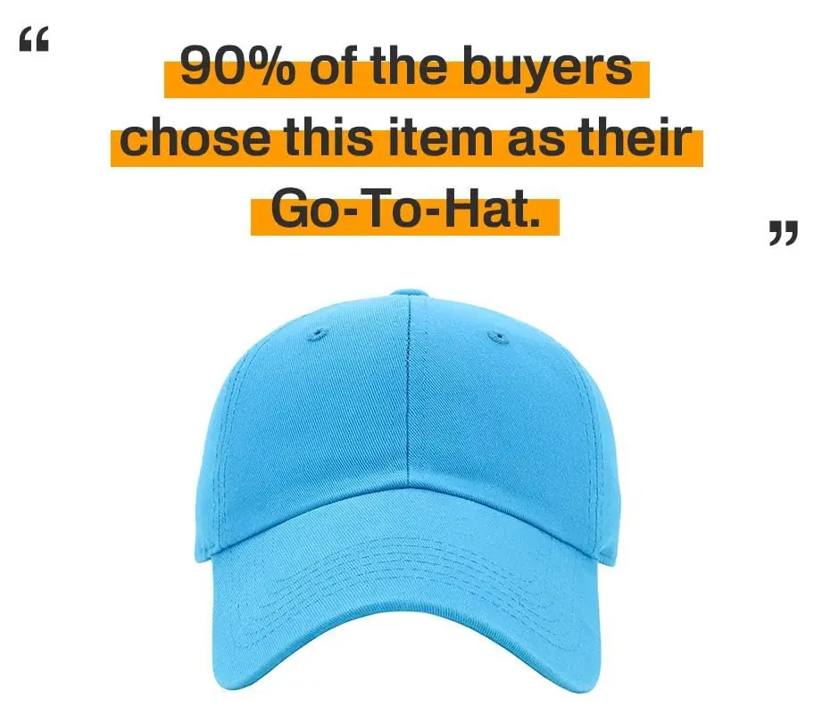 KBETHOS Classic Cotton Dad Hat Adjustable Plain Cap Polo Style Low Profile (Unstructured) Aqua - view 7