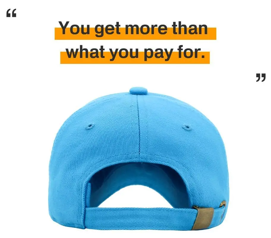 KBETHOS Classic Cotton Dad Hat Adjustable Plain Cap Polo Style Low Profile (Unstructured) Aqua - view 9