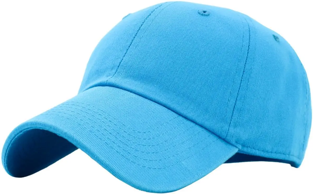 KBETHOS Classic Cotton Dad Hat Adjustable Plain Cap Polo Style Low Profile (Unstructured) Aqua - main product image