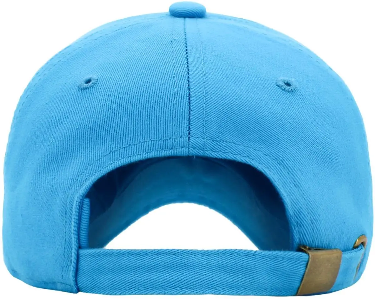 KBETHOS Classic Cotton Dad Hat Adjustable Plain Cap Polo Style Low Profile (Unstructured) Aqua - view 3