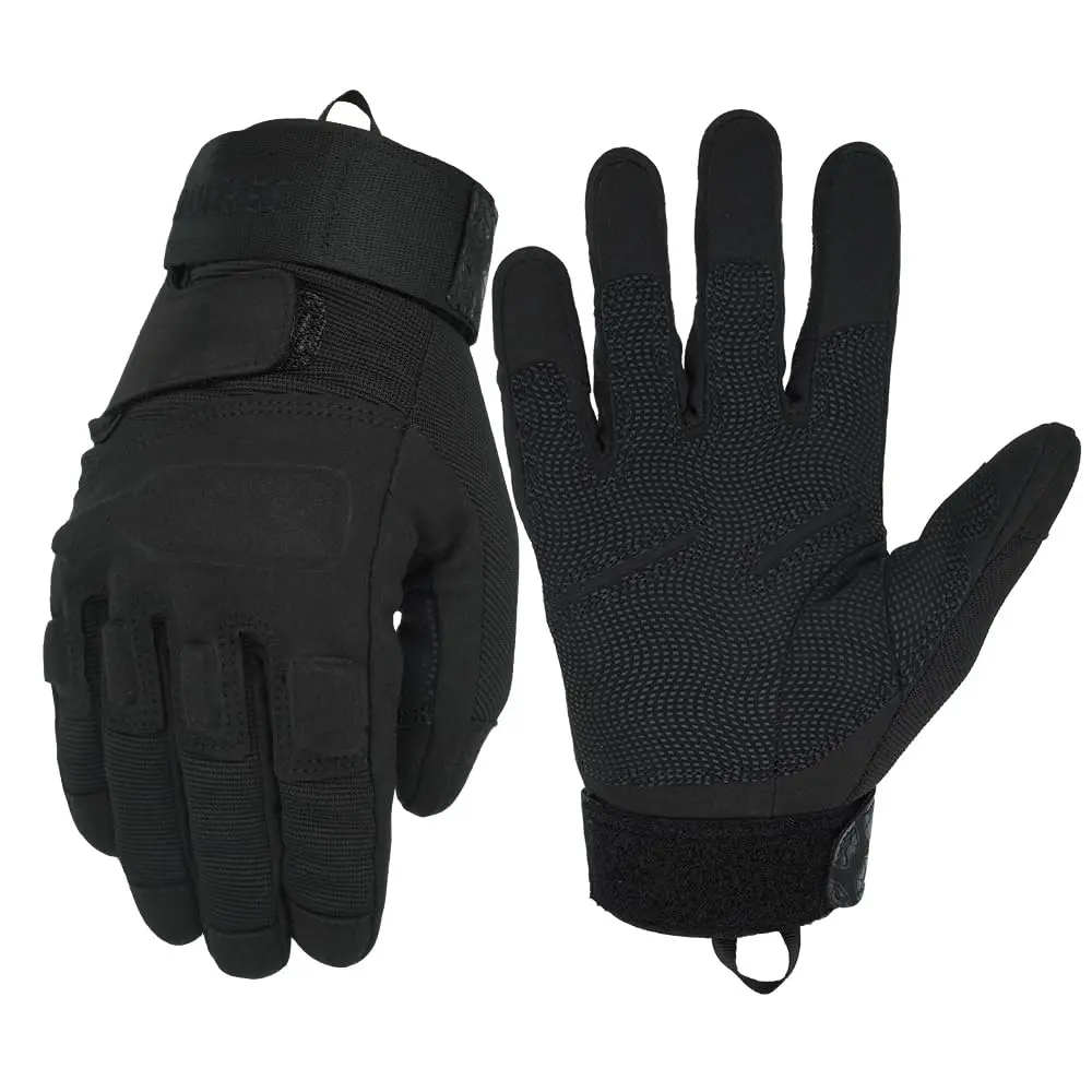 Seibertron S.O.L.A.G Full Finger Tactical Gloves L (19.4-20.6cm Palm) | Water Resistant Touchscreen Impact Anti-Slip - main product image