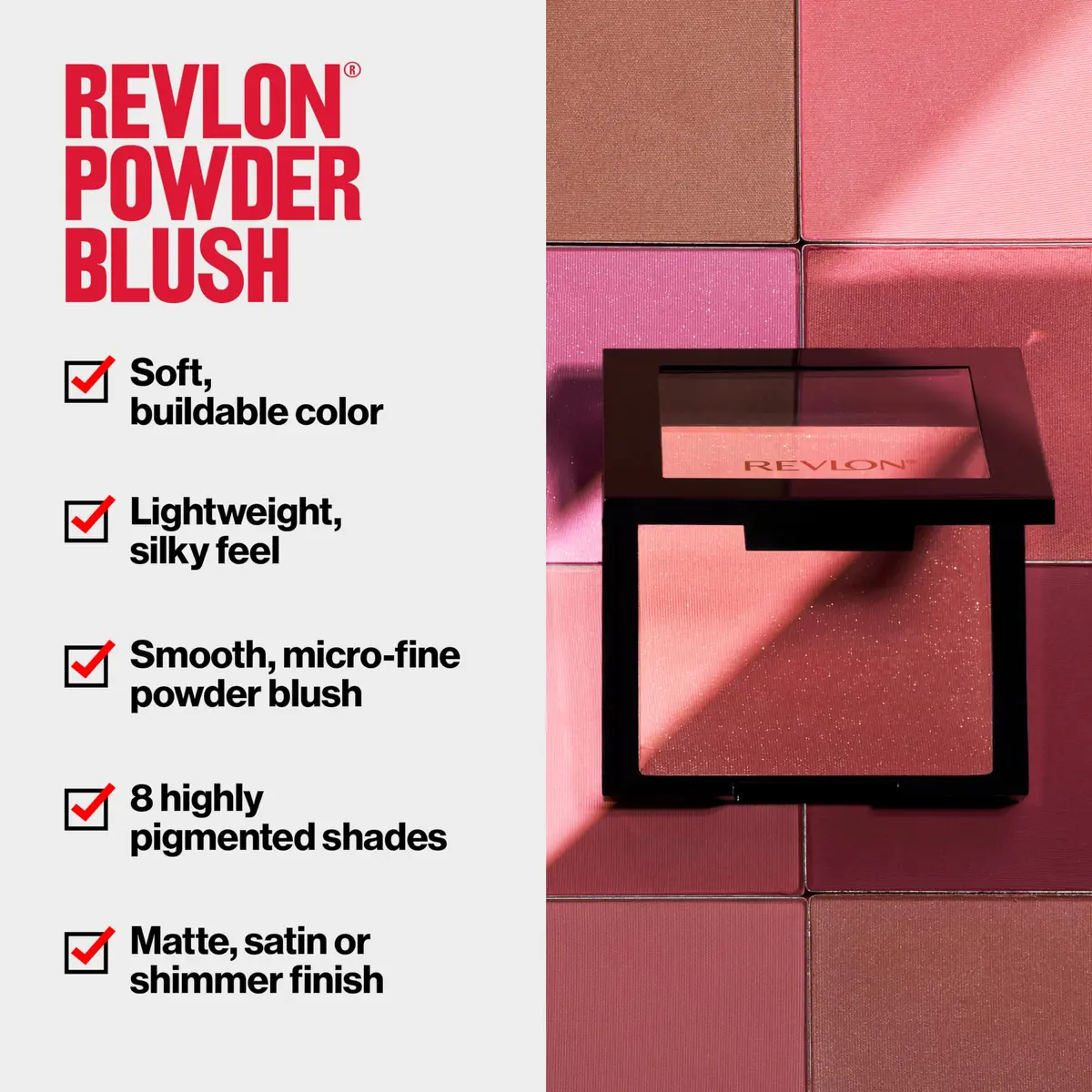 Revlon Powder Blush Face Makeup Naughty Nude 5g (0.17 oz) | Buildable Color for Natural Radiance - view 3