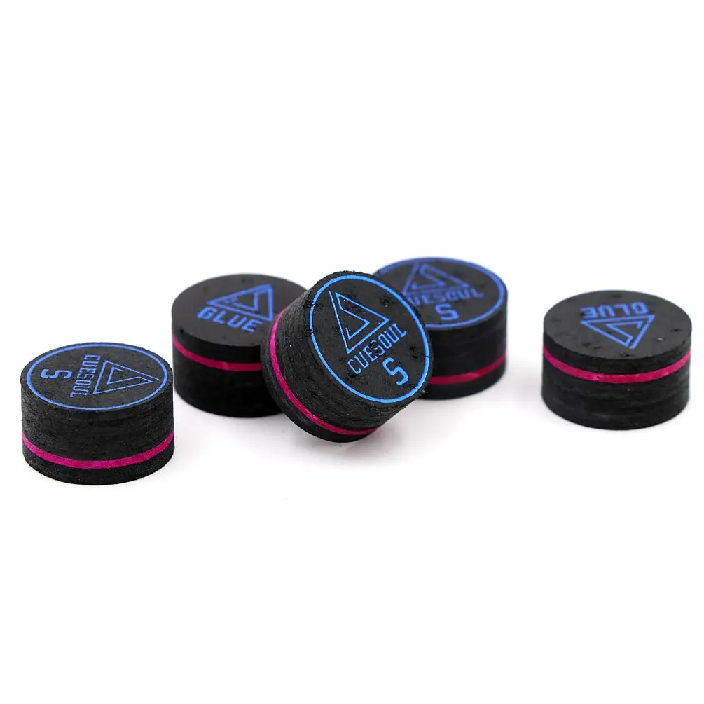 CUESOUL 5pcs 14mm Cue Tips for Billiard & Snooker | Soft Feel, Great Control, Japan Pig Leather - view 6