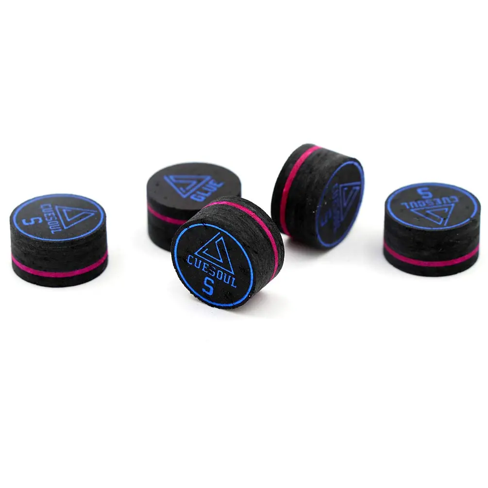 CUESOUL 5pcs 14mm Cue Tips for Billiard & Snooker | Soft Feel, Great Control, Japan Pig Leather - view 4