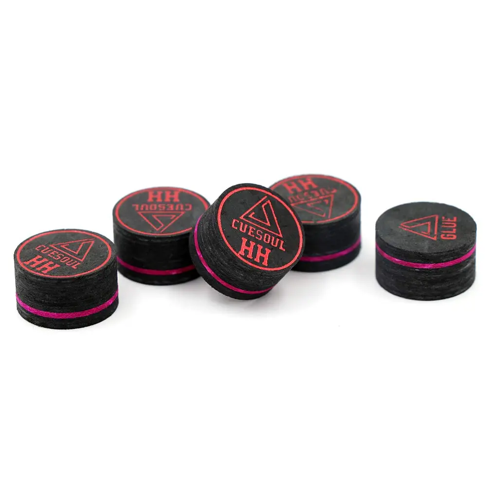 CUESOUL 5pcs Pigskin Cue Tips 14mm | 10 Layer Hardness HH for Billiards & Pool - view 6
