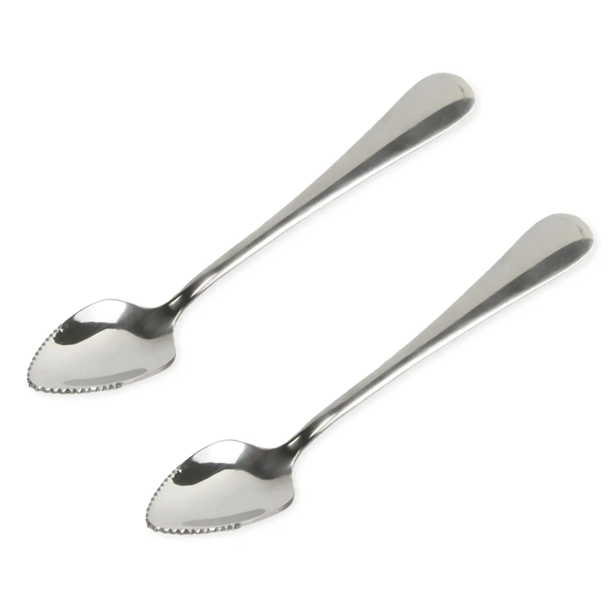 Chef Craft Serrated Grapefruit Spoon 6.5 Inches | Stainless Steel, Dishwasher Safe - main product image