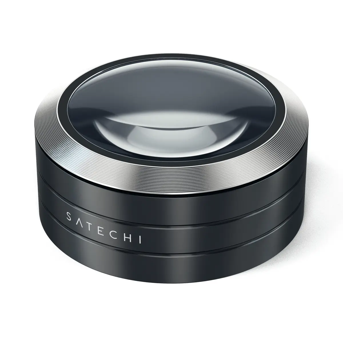 Satechi ReadMate LED Desktop Magnifier 5X | Bright, Portable, with Carrying Case (Black) - main product image