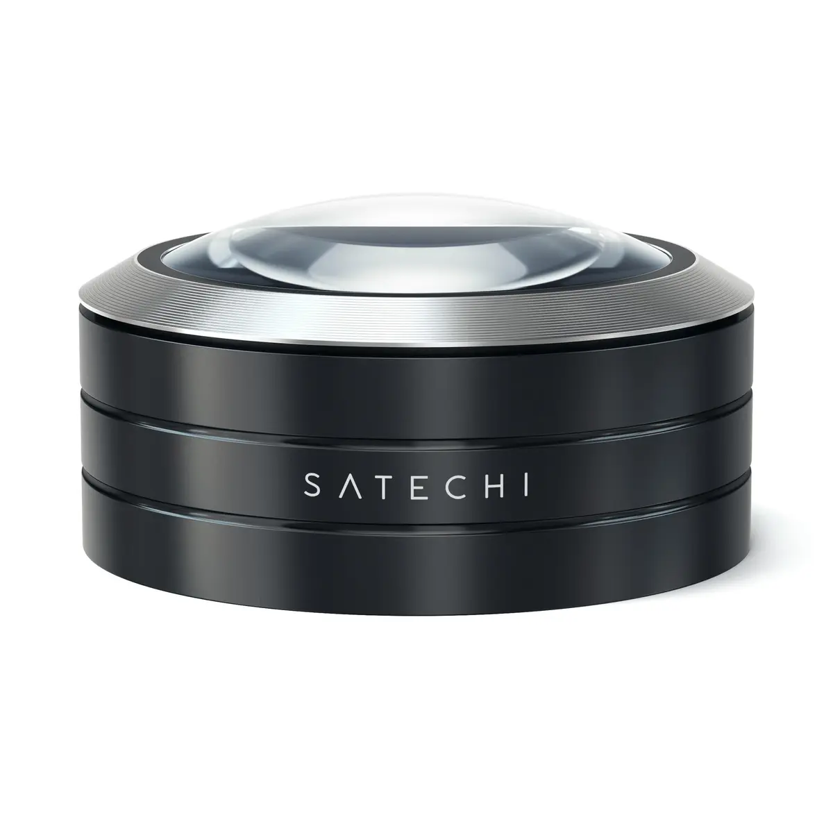 Satechi ReadMate LED Desktop Magnifier 5X | Bright, Portable, with Carrying Case (Black) - view 2