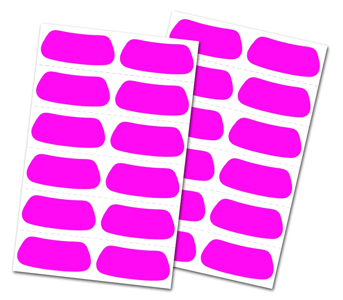 Rawlings Eye Black Adhesive Stickers Pink | Reduce Glare & Match Team Colors - main product image
