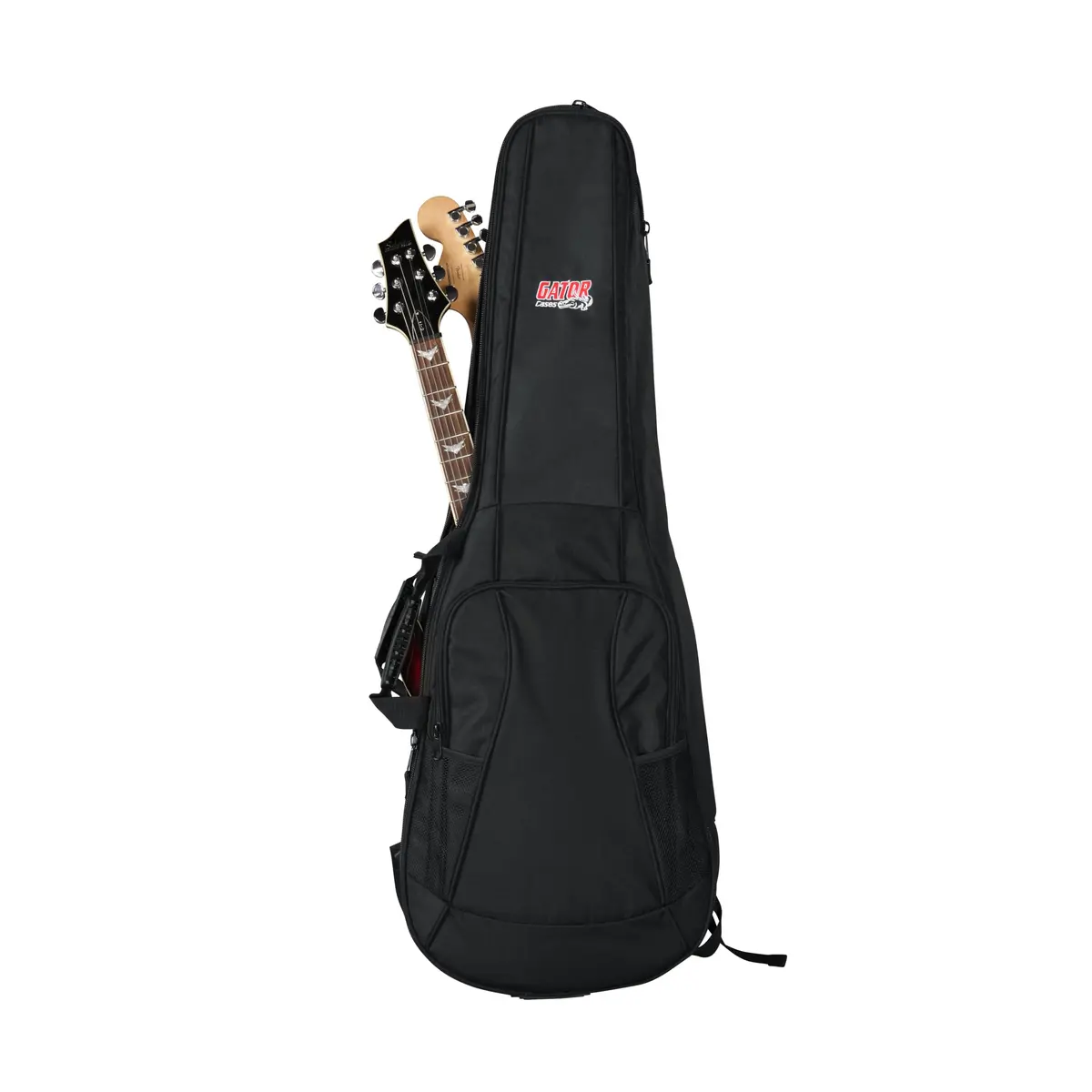 Gator 4G-MiZone Series Gig Bag for Two Electric Guitars | Padded, Dual Compartments, Adjustable Backpack Straps - view 3