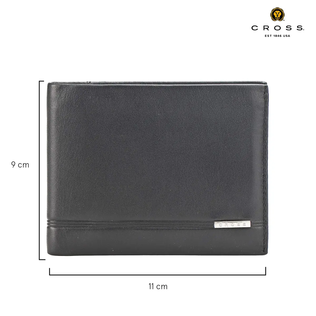 Cross Men's Leather Bifold Wallet with Removable Card Case, Black | Genuine Leather Bi-Fold Wallet for Men - view 5