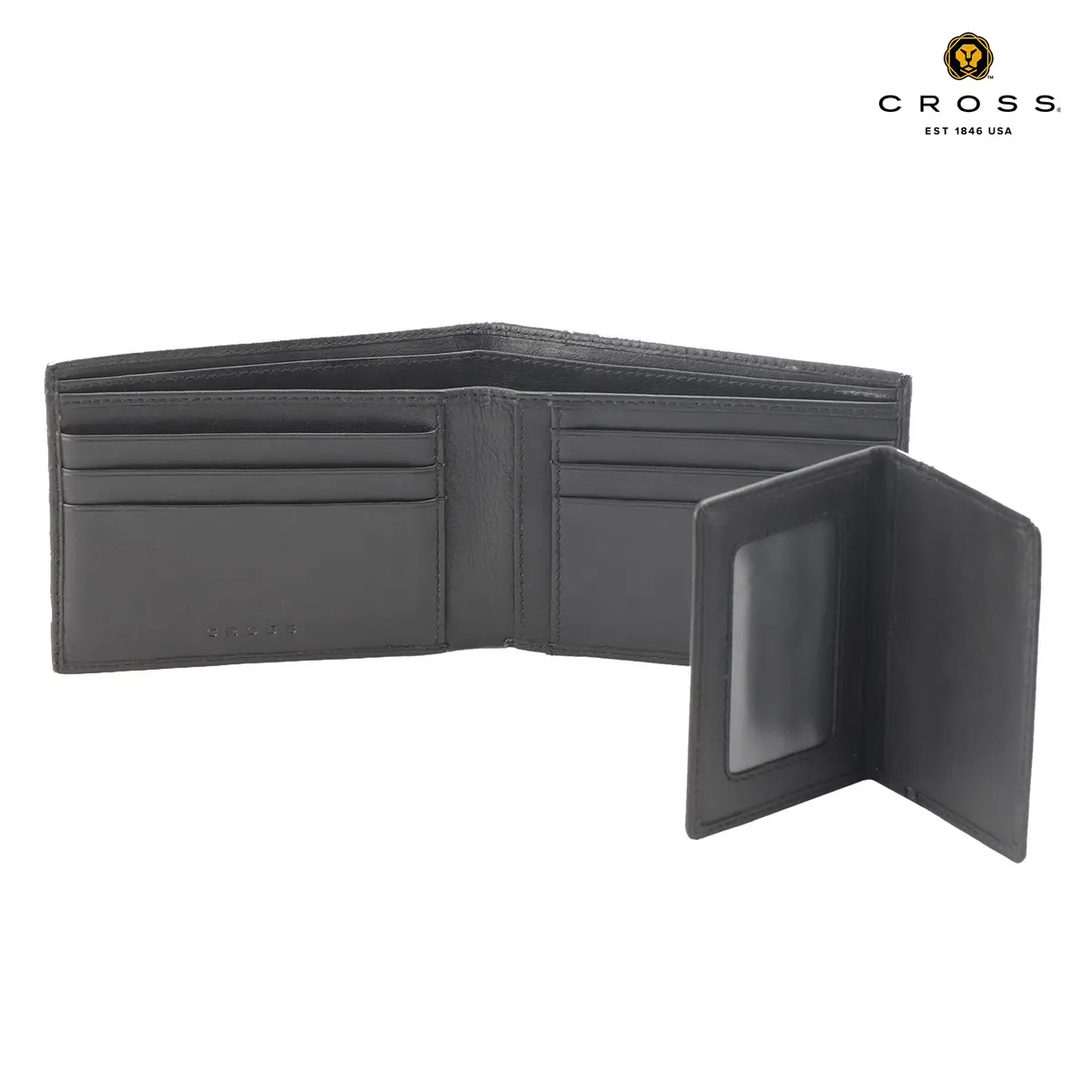 Cross Men's Leather Bifold Wallet with Removable Card Case, Black | Genuine Leather Bi-Fold Wallet for Men - view 7