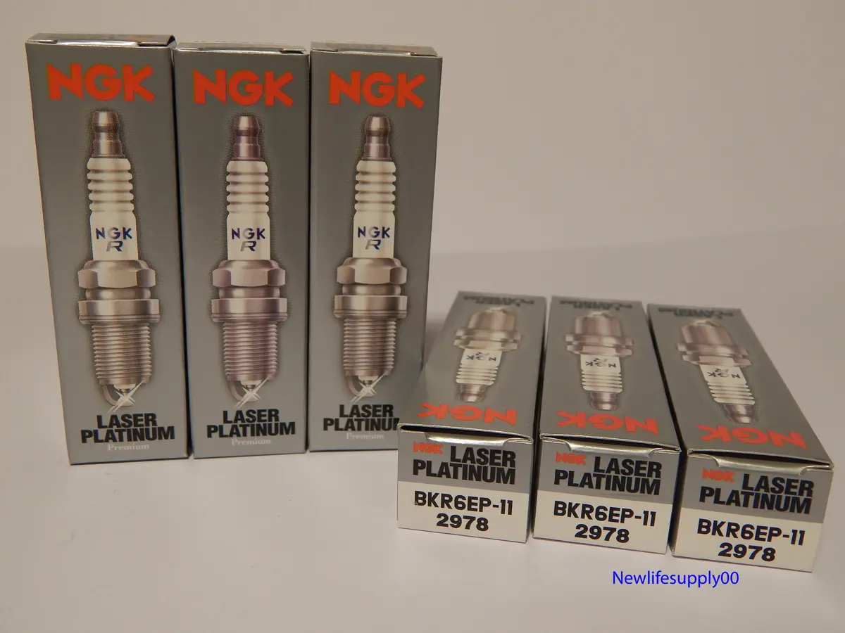 NGK 2978 Laser Platinum Spark Plugs 6 pc | Direct Replacement Auto Parts - view 3