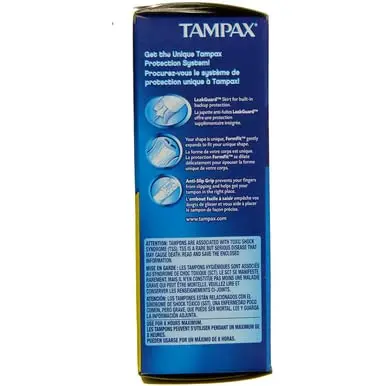 Tampax Tampons with Flushable Cardboard Applicator - Regular - 20 ct | Biodegradable Applicator - view 7