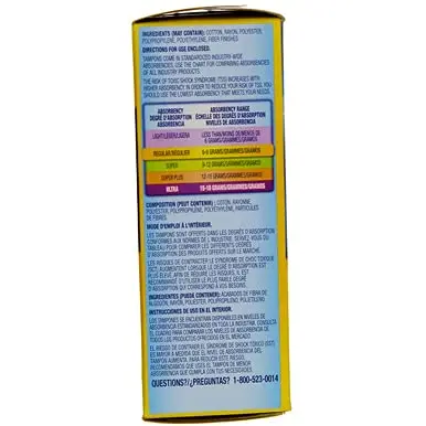 Tampax Tampons with Flushable Cardboard Applicator - Regular - 20 ct | Biodegradable Applicator - view 8