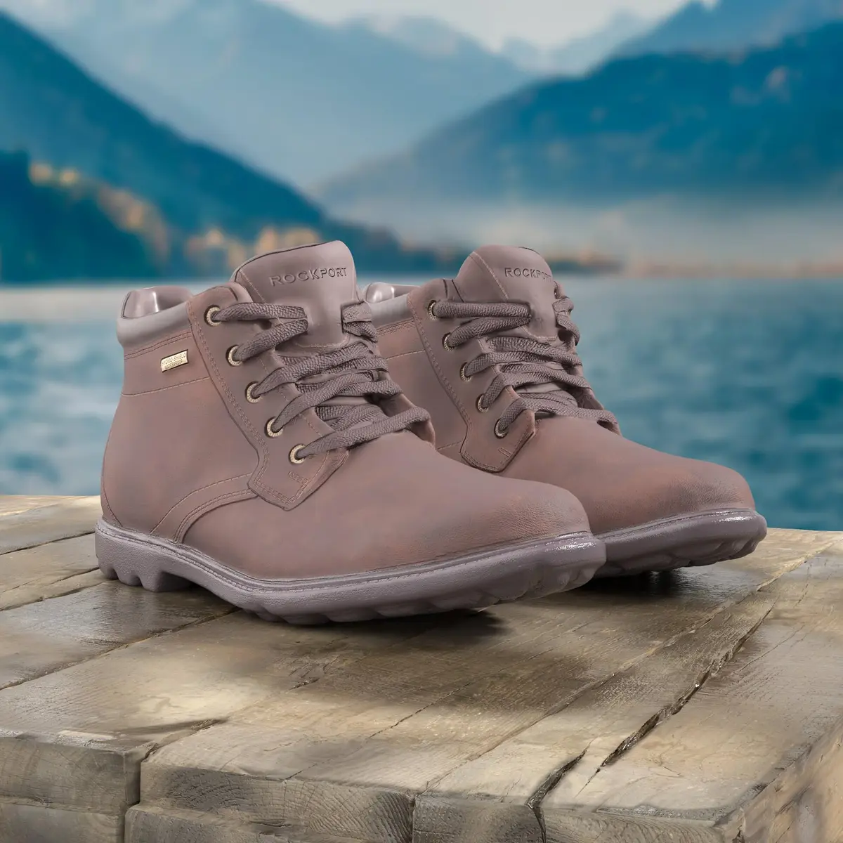 Rockport Men's Storm Surge Waterproof Plain Toe Boot, Tan, 10.5 Medium | Waterproof, Cushioned Comfort & Durable Design - view 2