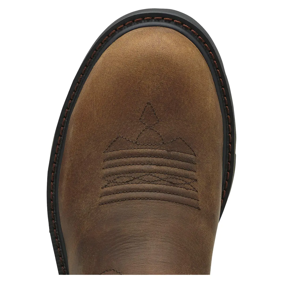 ARIAT Men’s Groundbreaker Steel Toe Work Boot 11 Wide Brown | Slip-Resistant, Durable Leather - view 4