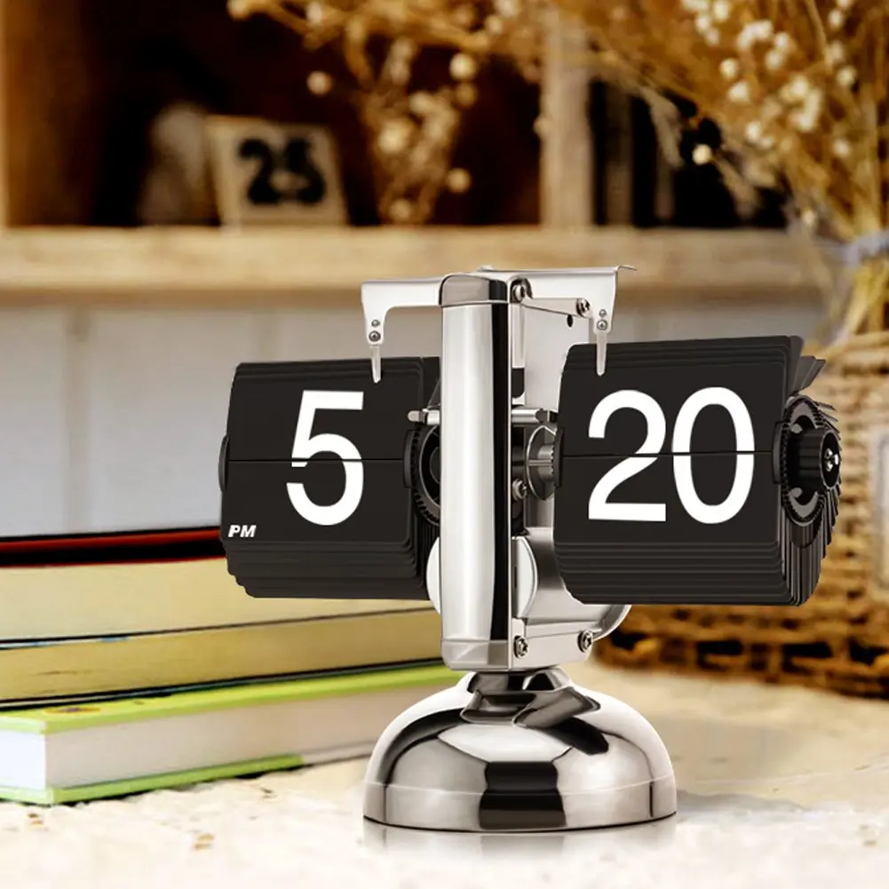 KABB DZ-3 Modern Digital Mechanical Retro Flip Clock Black | Accurate & Stylish (70-120 chars) - view 6