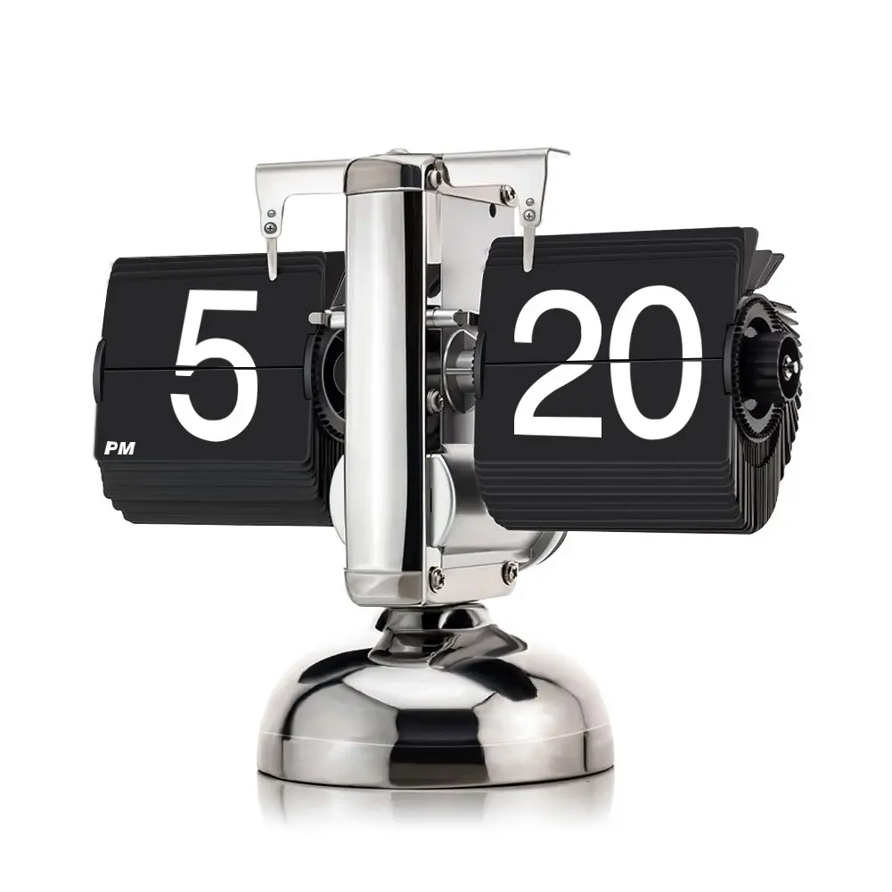 KABB DZ-3 Modern Digital Mechanical Retro Flip Clock Black | Accurate & Stylish (70-120 chars) - view 3