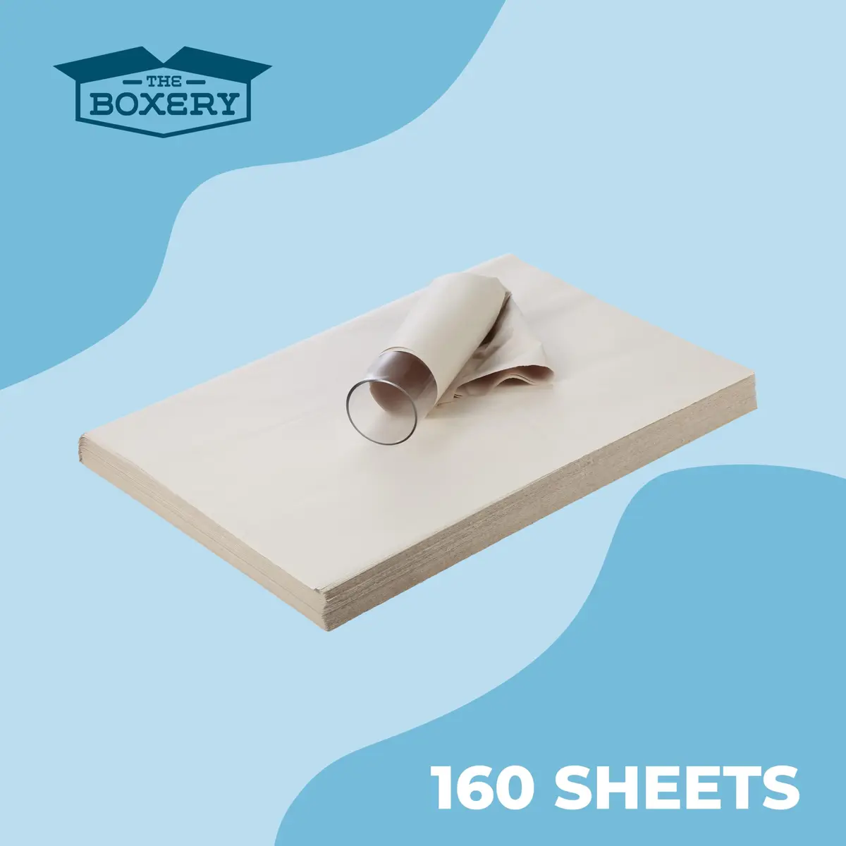 The Boxery Newsprint Packing Paper - 10lbs | Recyclable & Ink-Free for Packing & Crafting - view 4
