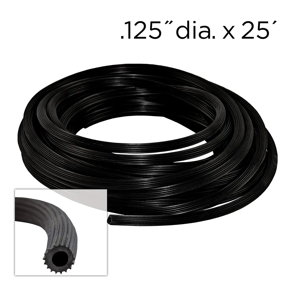 ADFORS Spline, 0.125 inch x 25 ft Black | Secure Screen Installation for Indian Homes - view 2